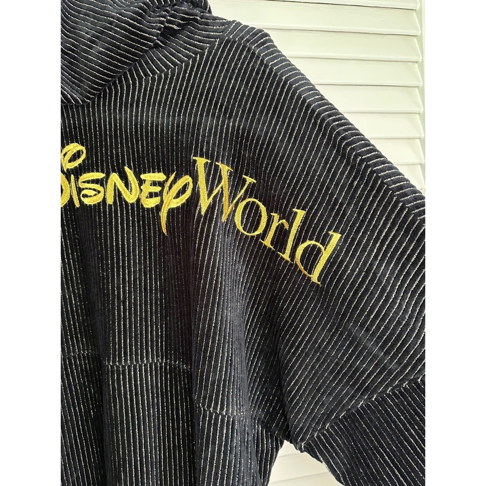 Spirit Jersey XL Walt Disney World Black & Gold 50th Anniversary Velour Hoodie - Picture 8 of 8